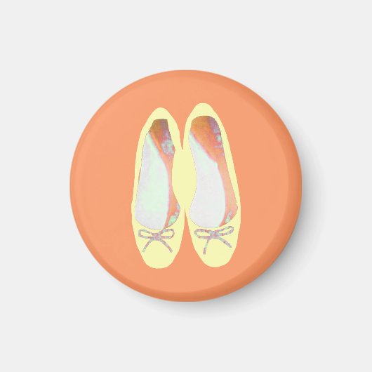 Aimant Chaussures jaunes (Devant)