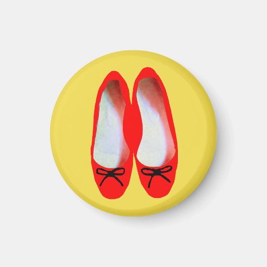 Aimant Chaussures rouges (Devant)