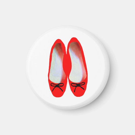 Aimant chaussures rouges (Devant)