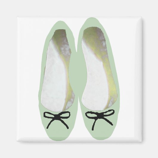 Aimant Chaussures vertes (Devant)