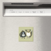 Aimant chauve-souris et corbeau (In Situ (Lave-vaisselle))