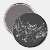 Aimant Chauve-souris plongeante - par BurnsInHell (Recto/Verso)