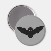 Aimant Chauve-Souris Vampire d'Halloween Effrayant (Recto/Verso)