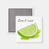 Aimant Chaux et menthe (Recto/Verso)