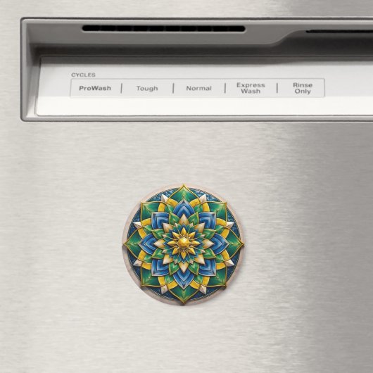Aimant Chaveiro Mandala Luxo - 01 (In Situ (Lave-vaisselle))