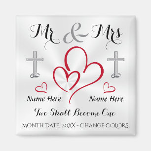 Aimant Cheap Christian Wedding Favors PERSONALIZED