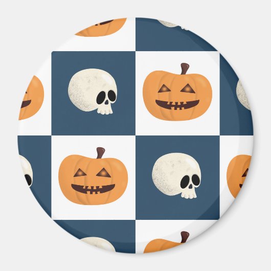Aimant Checks de Skulls et Pumkins (Devant)