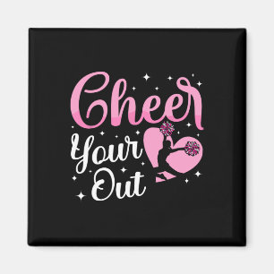 Aimant Cheer Menant au cœur Cheer Votre cœur dehors