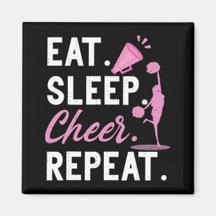 Aimant Cheerled Dance Pom-pom girl Filles Mangent Sleep C