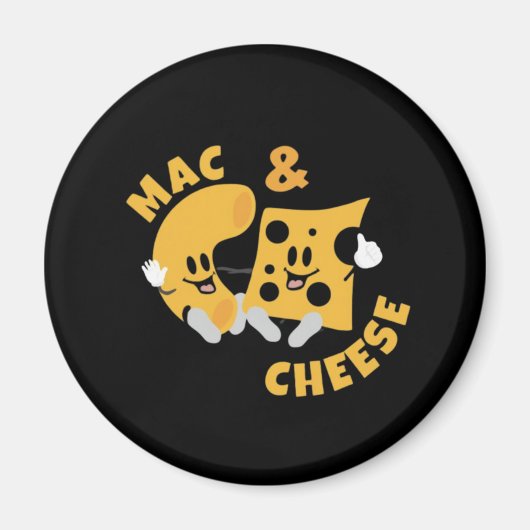 Aimant Cheese Mac & Cheese Drôle Idée cadeau (Devant)