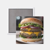 Aimant Cheeseburger (Recto/Verso)