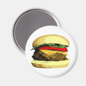 Aimant Cheeseburger (Recto/Verso)