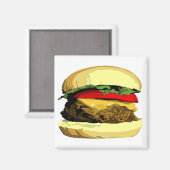 Aimant Cheeseburger (Recto/Verso)