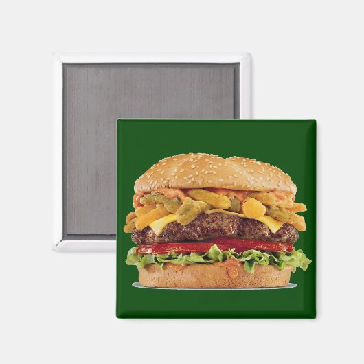 Aimant Cheeseburger (Recto/Verso)