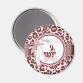 Aimant Cheetah Girl Rose A (Recto/Verso)