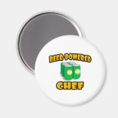Aimant Chef à la bière (Recto/Verso)