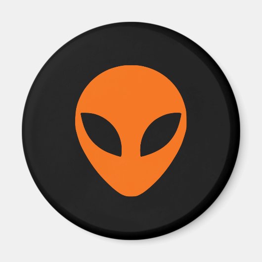 Aimant Chef Alien orange (Devant)