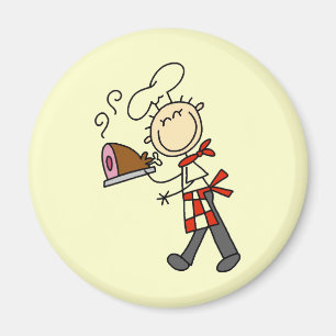 Aimant Chef Au Jambon Cuit