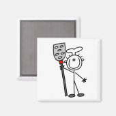 Aimant Chef avec spatule (Recto/Verso)