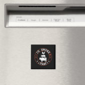 Aimant Chef boucher bbq fumoir fume ce barbecue (In Situ (Lave-vaisselle))