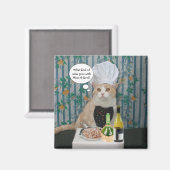 Aimant Chef Bubba Kitty (Recto/Verso)