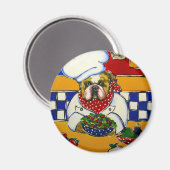 Aimant Chef Bulldog (Recto/Verso)