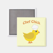 Aimant Chef Chick (Recto/Verso)