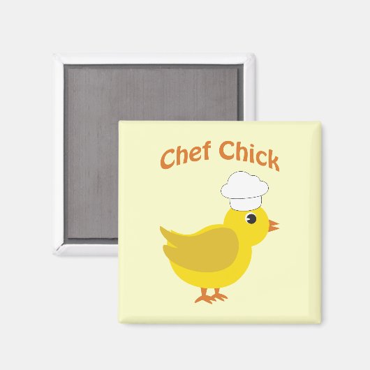 Aimant Chef Chick (Recto/Verso)