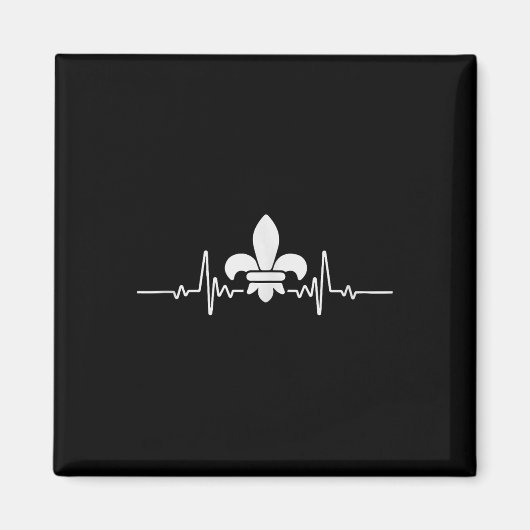 Aimant Chef de camp scout amour randonnée scoutisme extér (Devant)