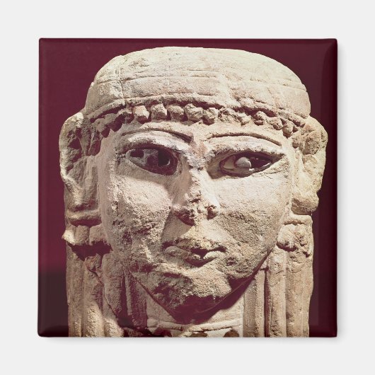 Aimant Chef de la déesse Ishtar, d'Amman, Jordanie (Devant)