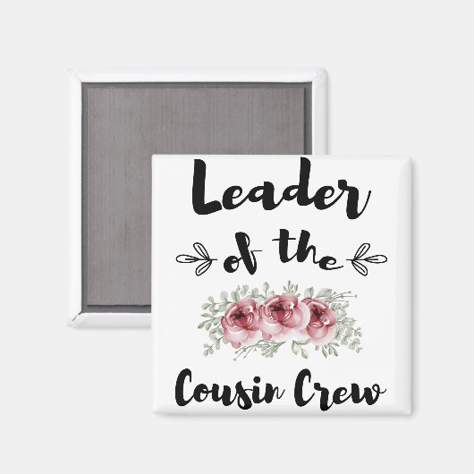 Aimant Chef De L'Équipage Cousin Funny Cousin Chemise (Recto/Verso)