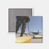 Aimant Chef d'équipage de l'US Air Force (Recto/Verso)