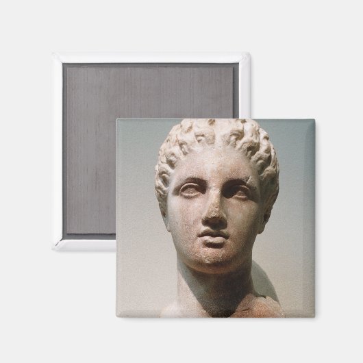 Aimant Chef d'une déesse, 4ème siècle av. J.-C. (Recto/Verso)