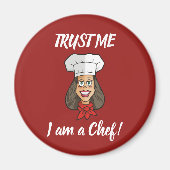 Aimant Chef femme (Devant)
