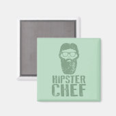 Aimant Chef Hipster (Recto/Verso)
