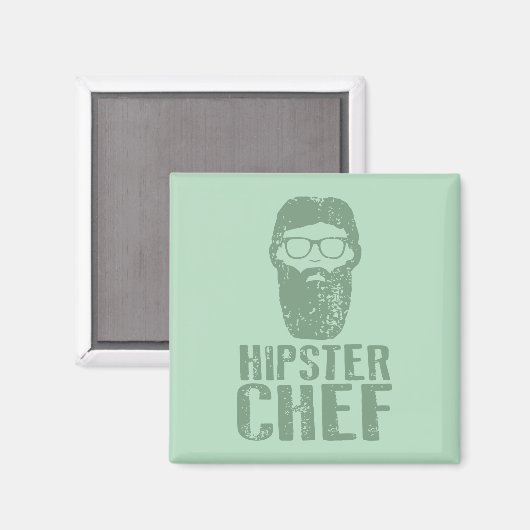 Aimant Chef Hipster (Recto/Verso)