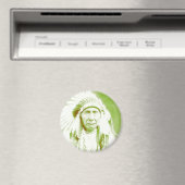 Aimant Chef Joseph Native American Leader (In Situ (Lave-vaisselle))