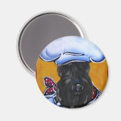 Aimant Chef Kerry Blue Terrier (Recto/Verso)