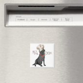 Aimant Chef Labrador Retriever Noir (In Situ (Lave-vaisselle))