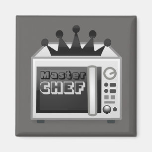Aimant Chef maître micro-ondes