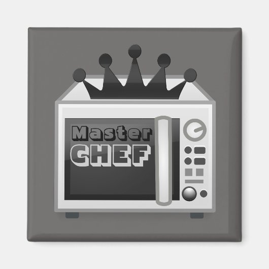 Aimant Chef maître micro-ondes (Devant)