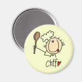 Aimant Chef masculin (Recto/Verso)