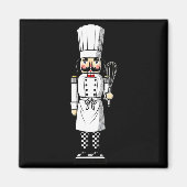 Aimant Chef Nutcracker Cook Hat Xmas  (Devant)