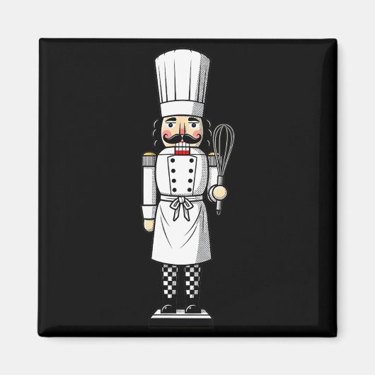 Aimant Chef Nutcracker Cook Hat Xmas (Devant)