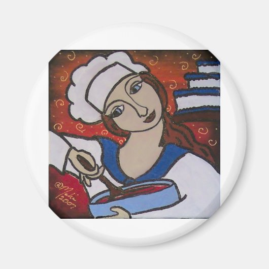 Aimant Chef pâtissier (Devant)