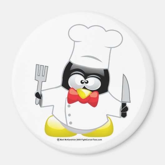 Aimant Chef Penguin (Devant)