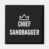 Aimant Chef Sandbagger Golf mème Bjj Chess Sandbag (Devant)
