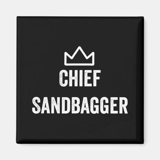 Aimant Chef Sandbagger Golf mème Bjj Chess Sandbag (Devant)