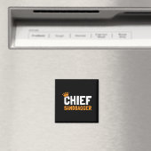 Aimant Chef Sandbagger Golf - Uni-adultes (In Situ (Lave-vaisselle))