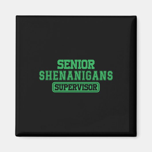Aimant Chef Shenanigans Shenanigans Superviseur Coordonna (Devant)